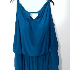 Aqua Green Rompers Style Swimsuit 26w